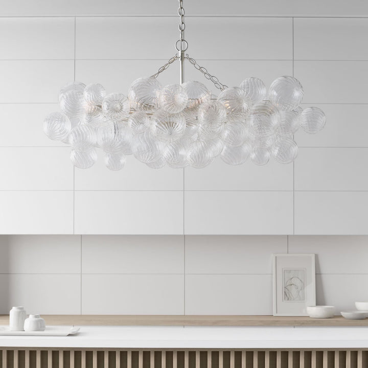 Aurora Lustre Moderne en Verre Boule Bulle - Neutralighting