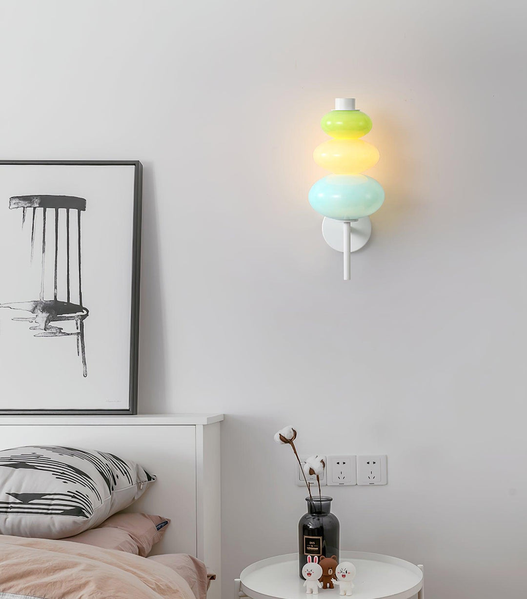 Pebble Applique Murale Moderne en Verre - Neutralighting