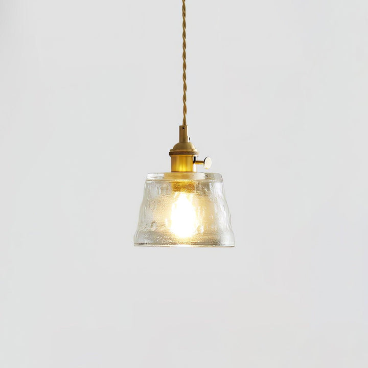 Lustra Suspension Lampe en Cuivre et Verre - Neutralighting