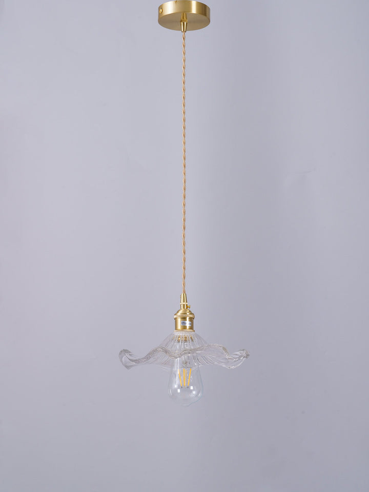 Nerisse Suspension en Verre et Laiton Vintage - Neutralighting