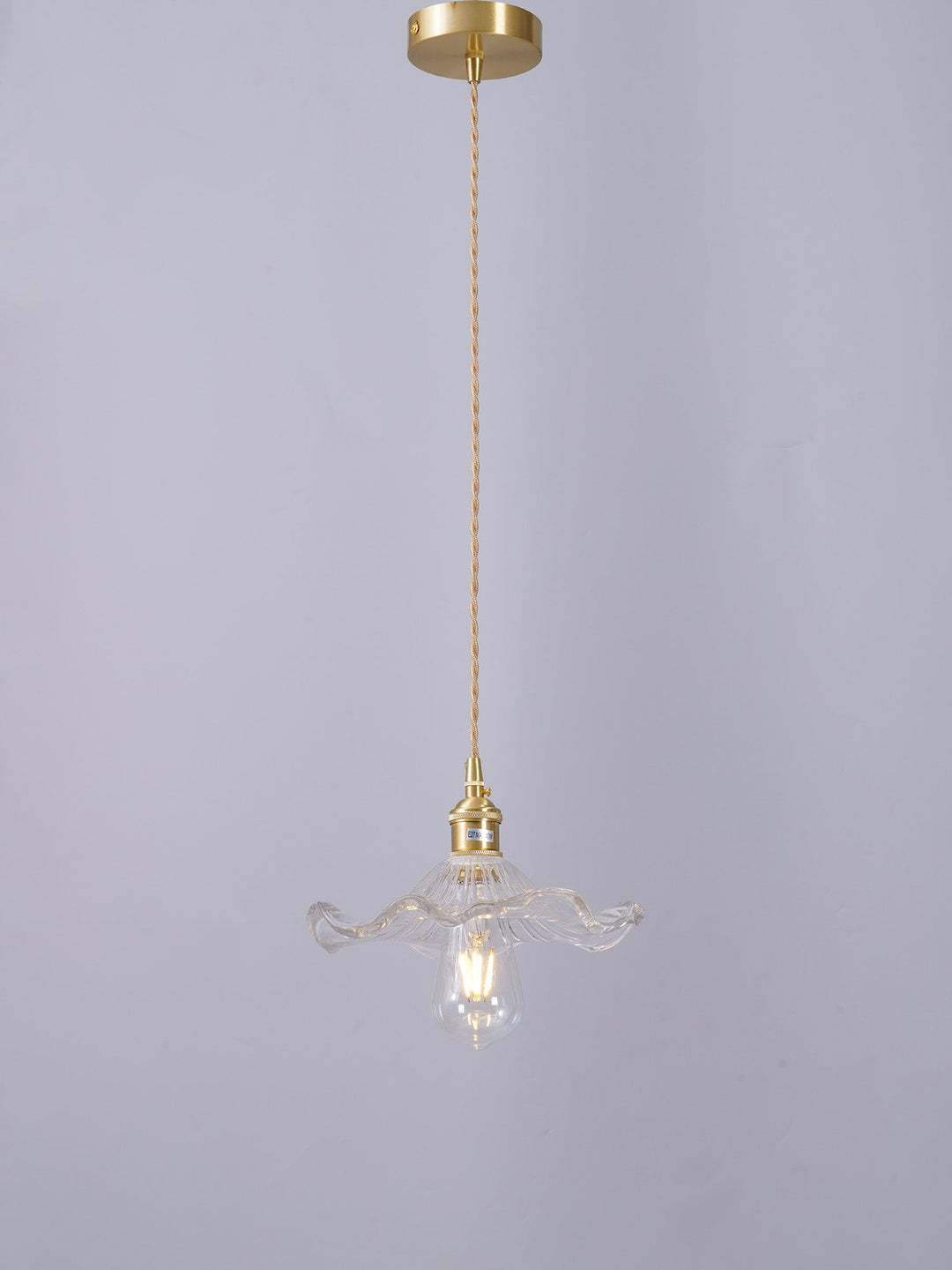 Nerisse Suspension en Verre et Laiton Vintage - Neutralighting