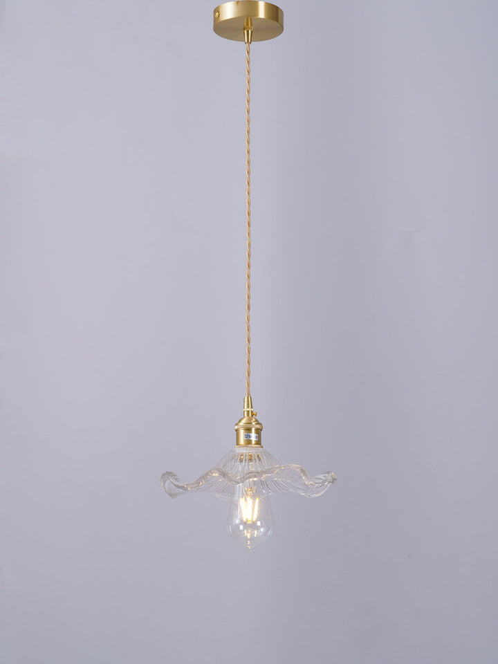 Nerisse Suspension en Verre et Laiton Vintage - Neutralighting