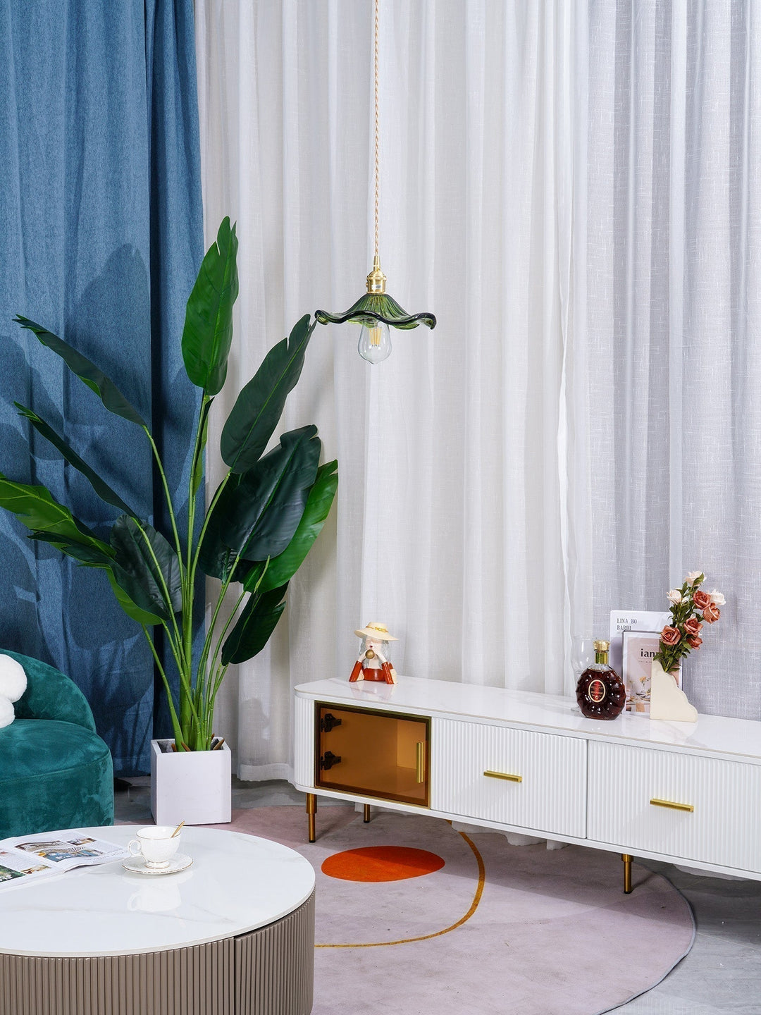 Daphne Lampe Pendante Fleur en Verre Moderne - Neutralighting