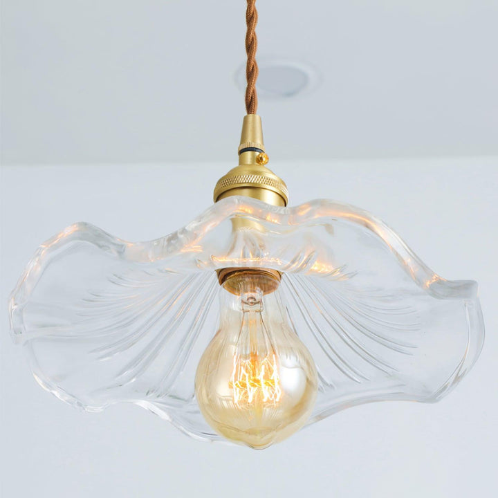 Nerisse Suspension en Verre et Laiton Vintage - Neutralighting