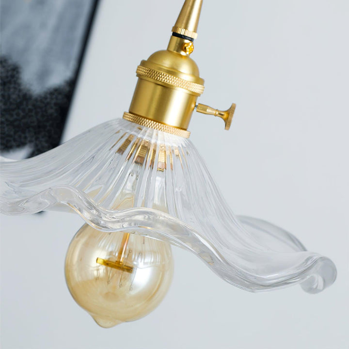 Nerisse Suspension en Verre et Laiton Vintage - Neutralighting