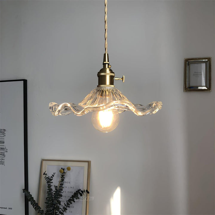 Daphne Lampe Pendante Fleur en Verre Moderne - Neutralighting