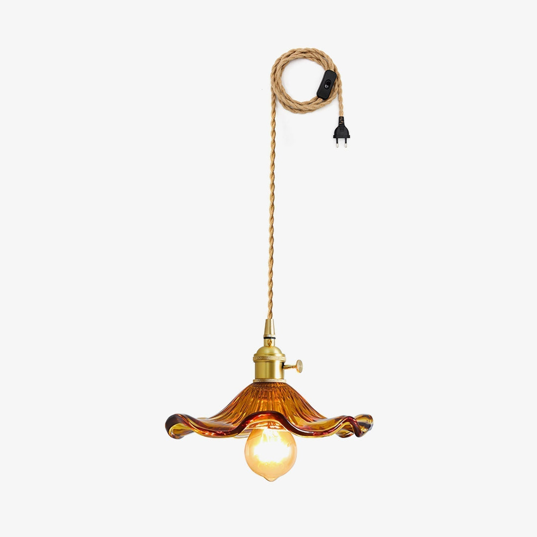 Daphne Lampe Pendante Fleur en Verre Moderne - Neutralighting