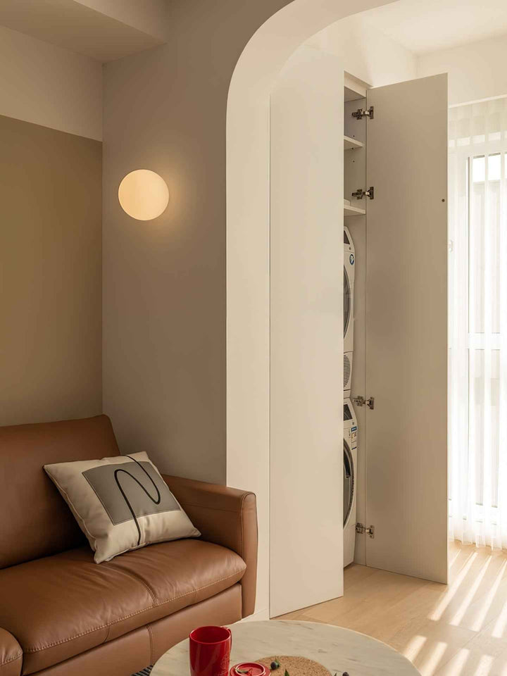 Stella Verre 15cm Blanc LED