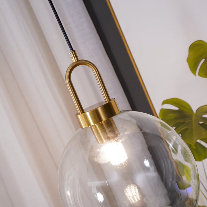 Solara Suspension en Verre Givré Swag Réglable - Neutralighting