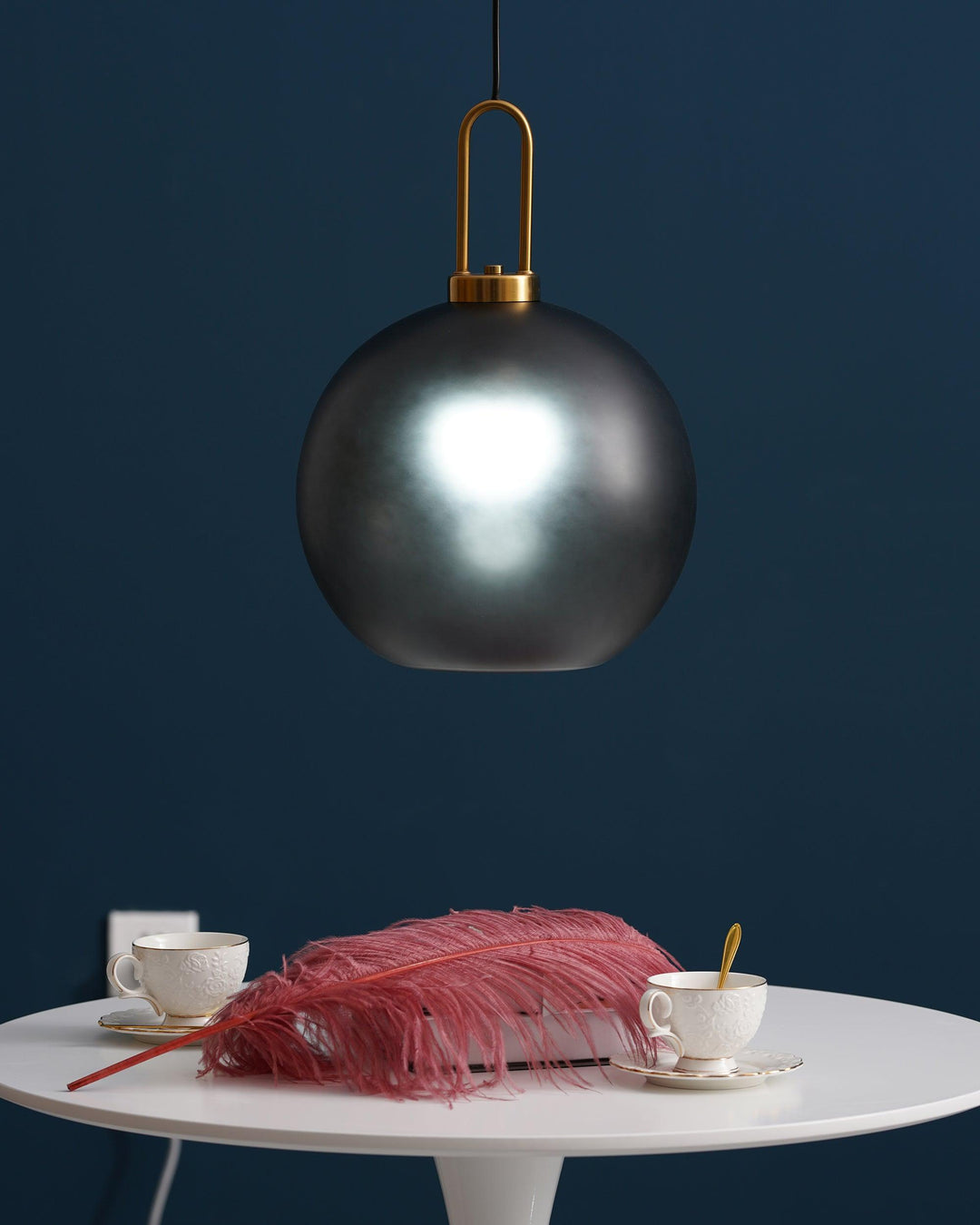 Solara Suspension en Verre Givré Swag Réglable - Neutralighting