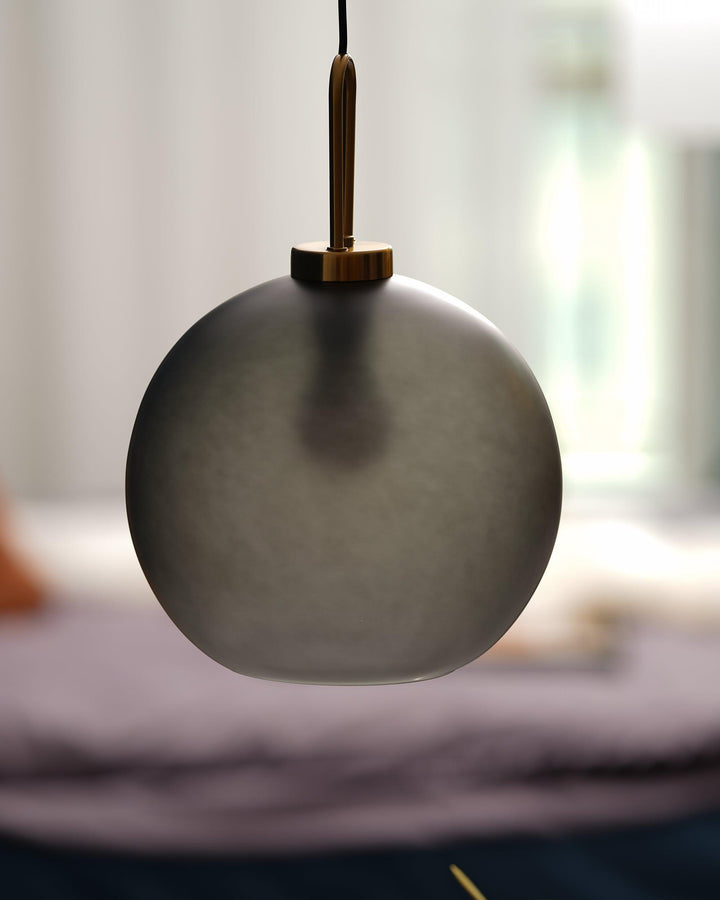Solara Suspension en Verre Givré Swag Réglable - Neutralighting