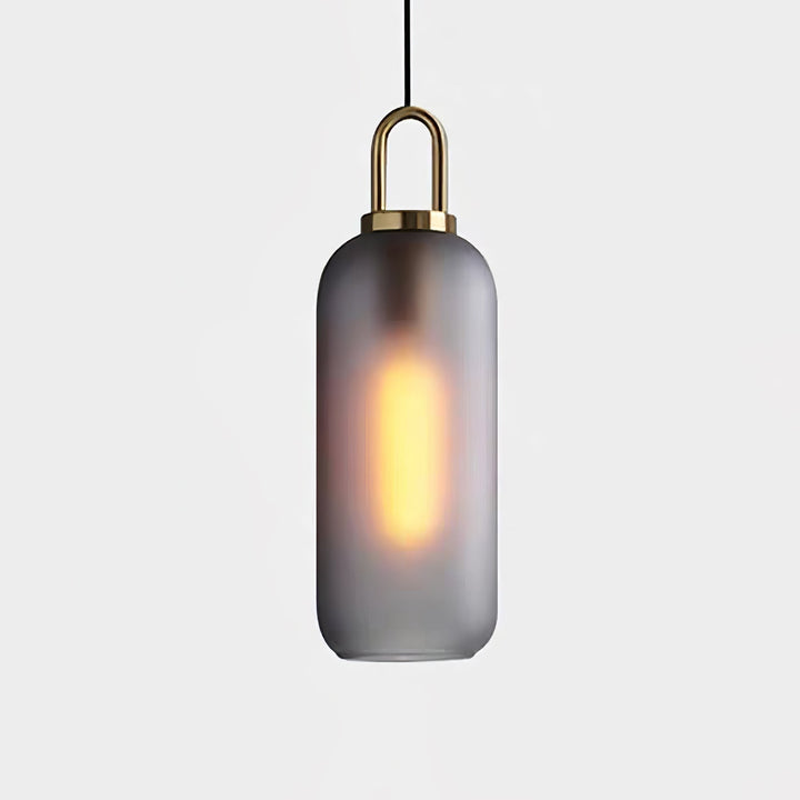 Solara Suspension en Verre Givré Swag Réglable - Neutralighting