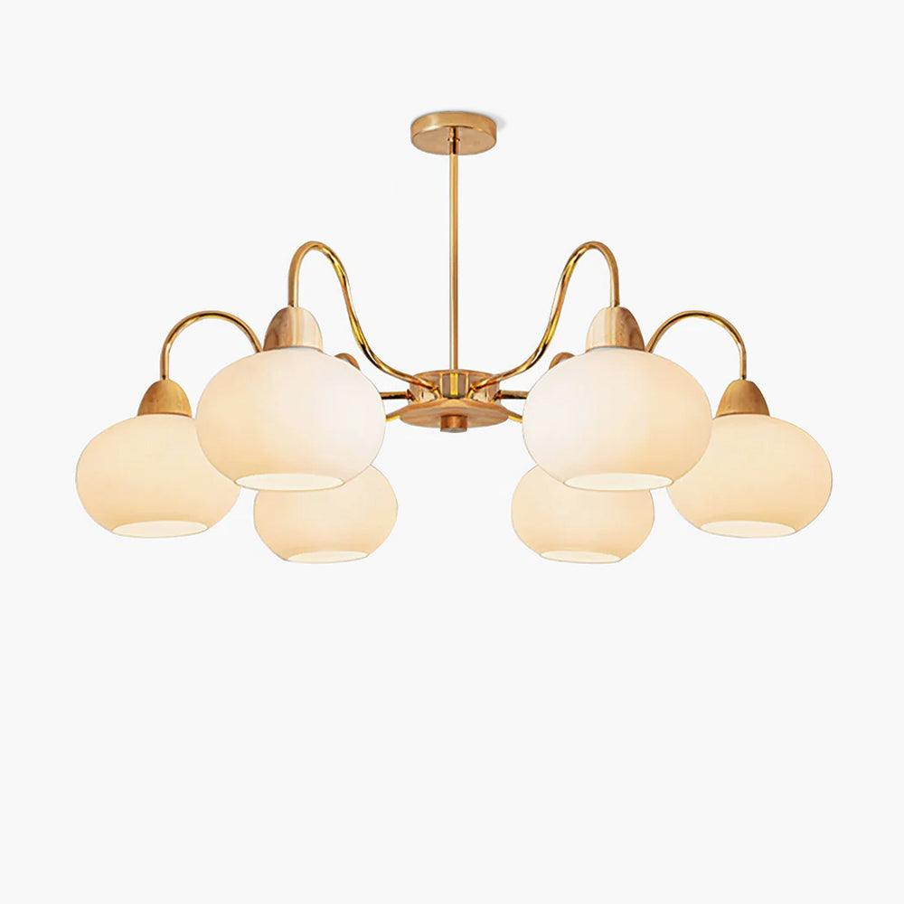 Zevena Chandelier en Verre Élégant et Luxueux - Neutralighting