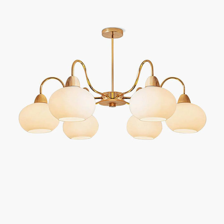 Zevena Chandelier en Verre Élégant et Luxueux - Neutralighting