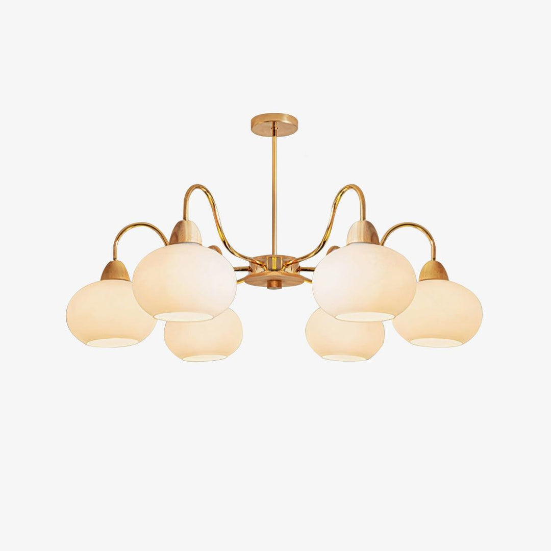 Zevena Chandelier en Verre Élégant et Luxueux - Neutralighting