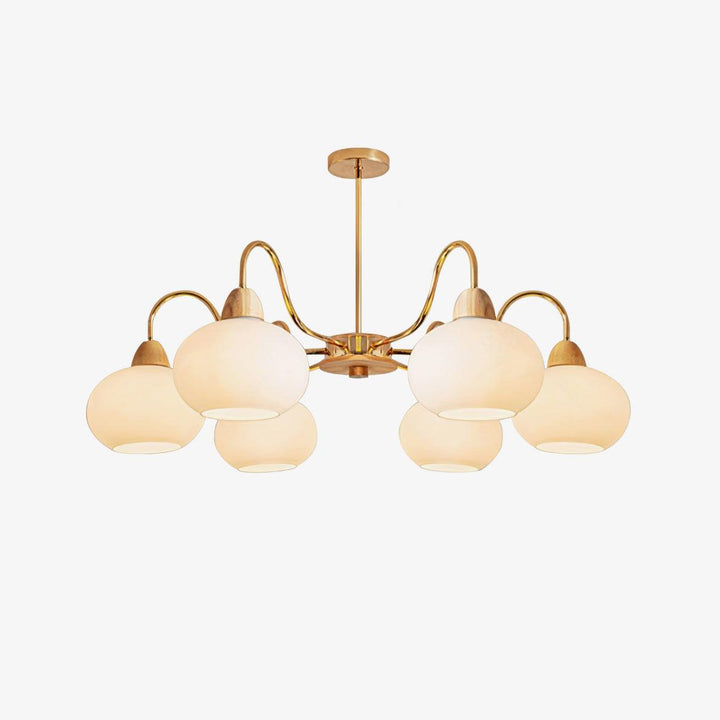 Zevena Chandelier en Verre Élégant et Luxueux - Neutralighting