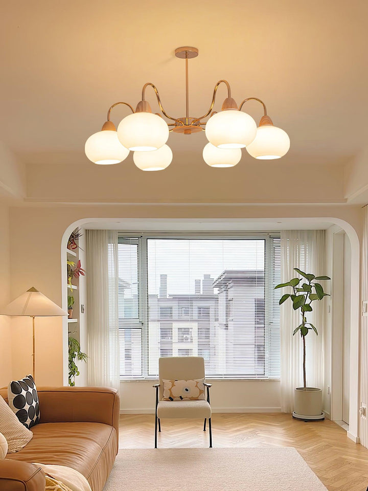 Zevena Chandelier en Verre Élégant et Luxueux - Neutralighting
