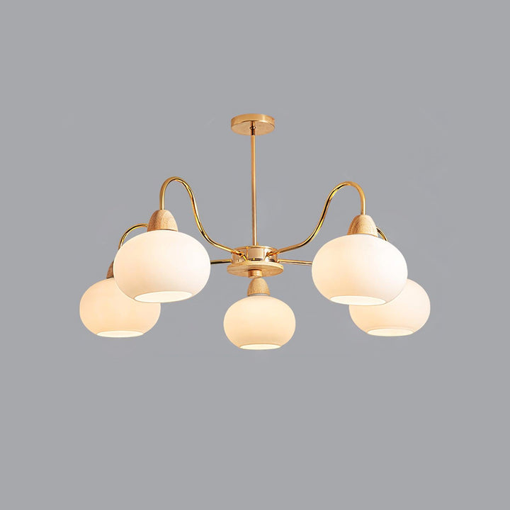 Zevena Chandelier en Verre Élégant et Luxueux - Neutralighting