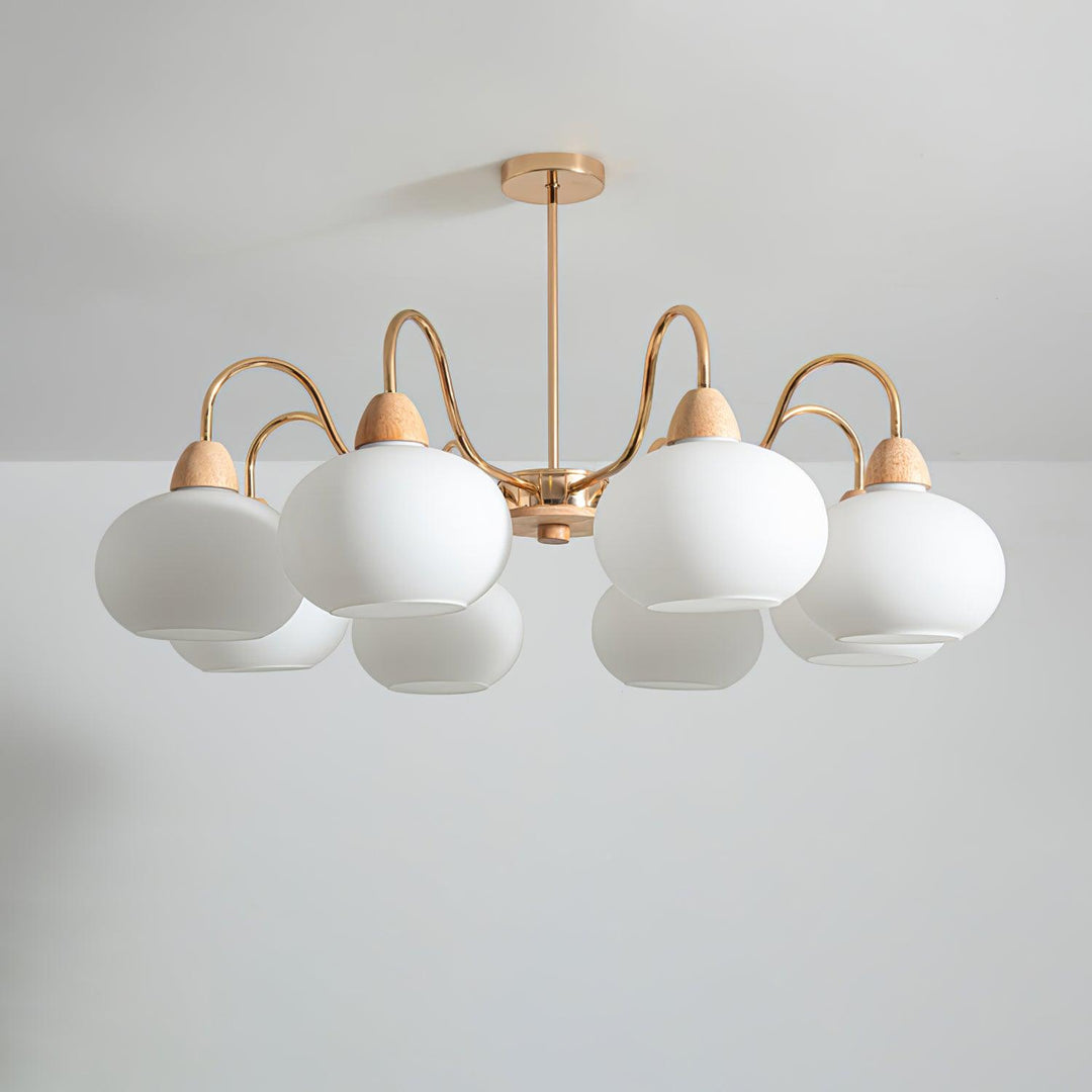 Zevena Chandelier en Verre Élégant et Luxueux - Neutralighting