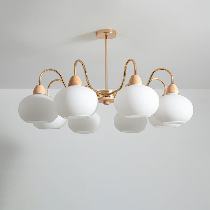 Zevena Chandelier en Verre Élégant et Luxueux - Neutralighting