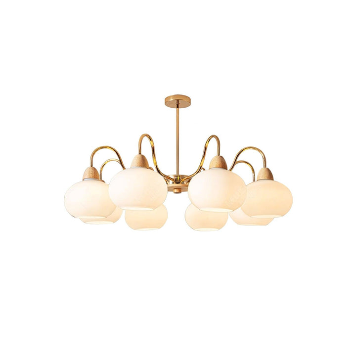 Zevena Chandelier en Verre Élégant et Luxueux - Neutralighting