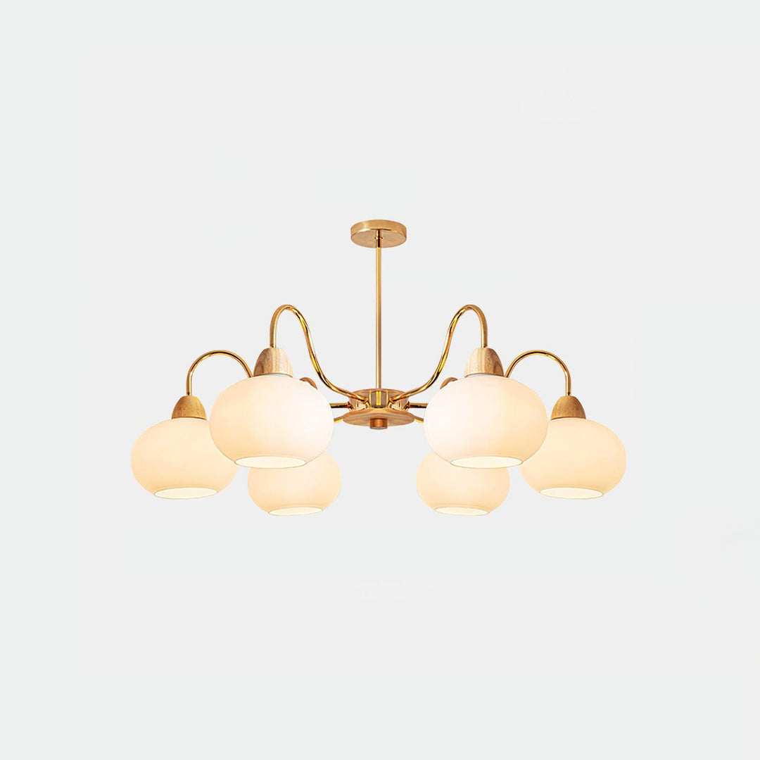 Zevena Chandelier en Verre Élégant et Luxueux - Neutralighting