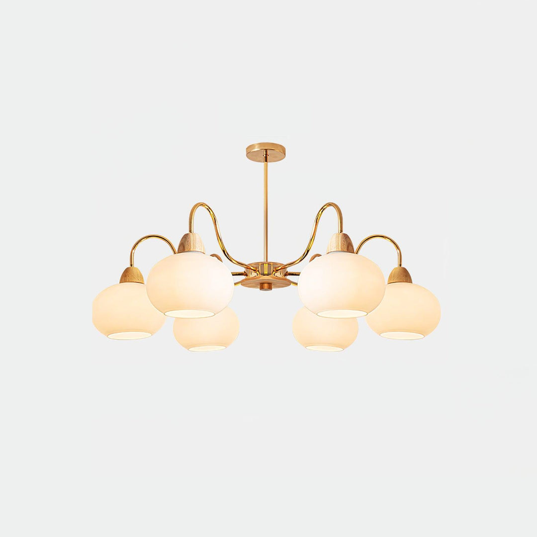 Zevena Chandelier en Verre Élégant et Luxueux - Neutralighting