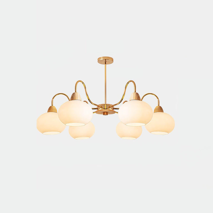 Zevena Chandelier en Verre Élégant et Luxueux - Neutralighting