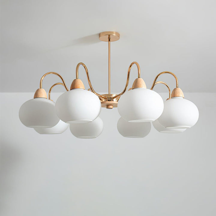 Zevena Chandelier en Verre Élégant et Luxueux - Neutralighting