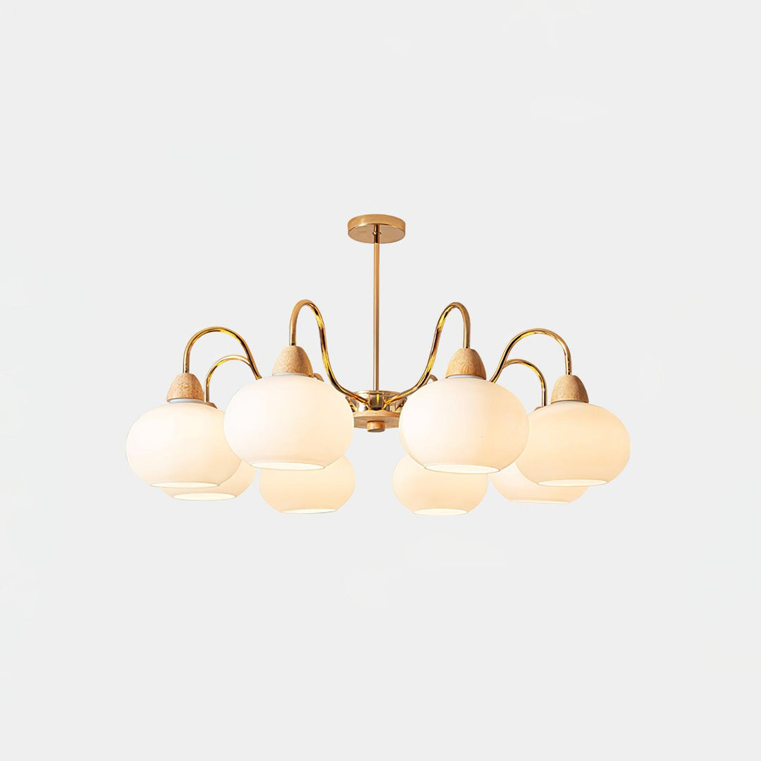 Zevena Chandelier en Verre Élégant et Luxueux - Neutralighting