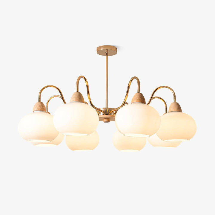 Zevena Chandelier en Verre Élégant et Luxueux - Neutralighting