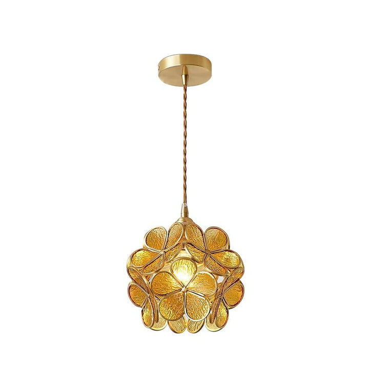 Lustra Suspension en Verre en Forme de Pétale pour Cuisine - Neutralighting