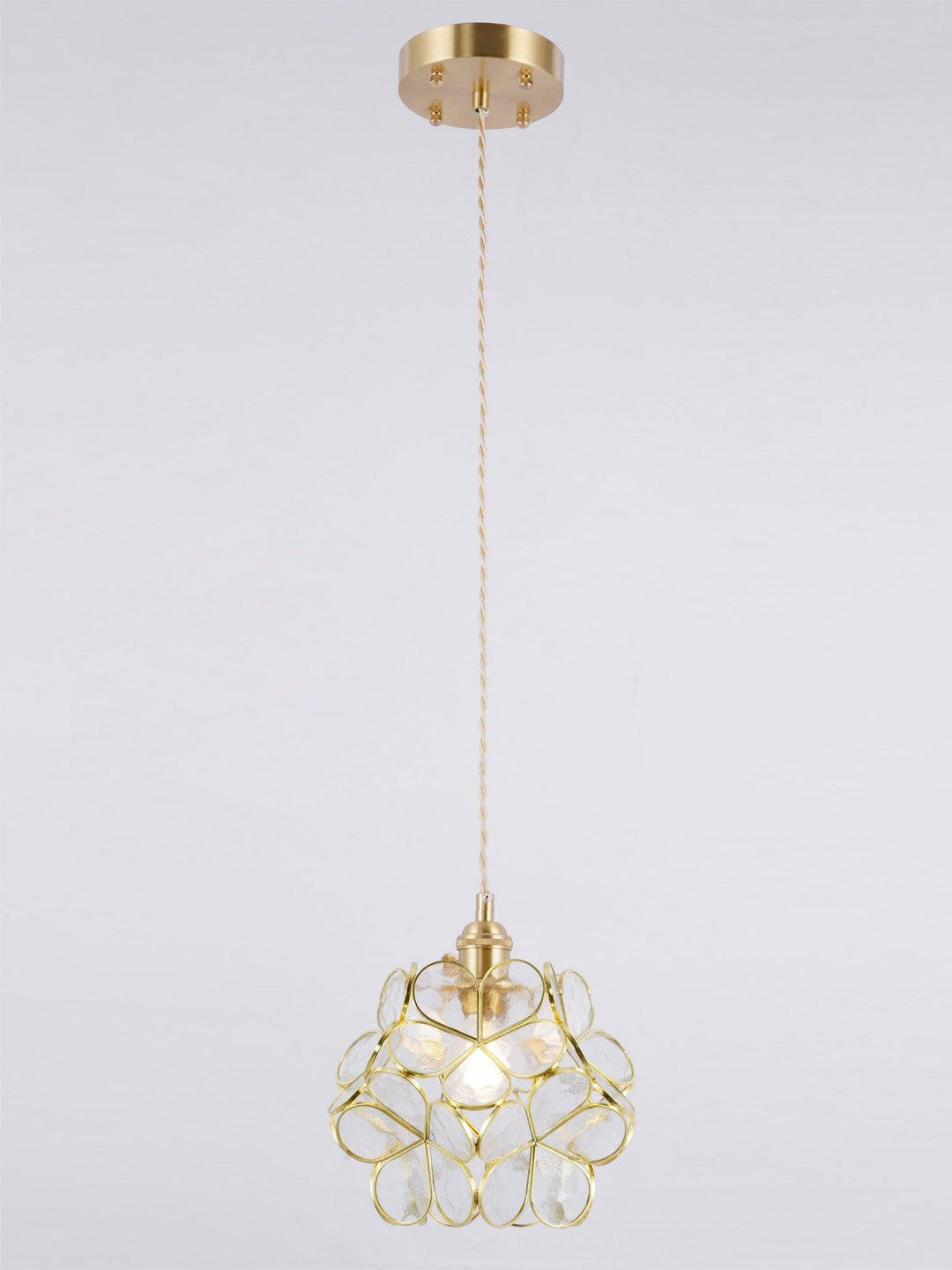Lustra Suspension en Verre en Forme de Pétale pour Cuisine - Neutralighting