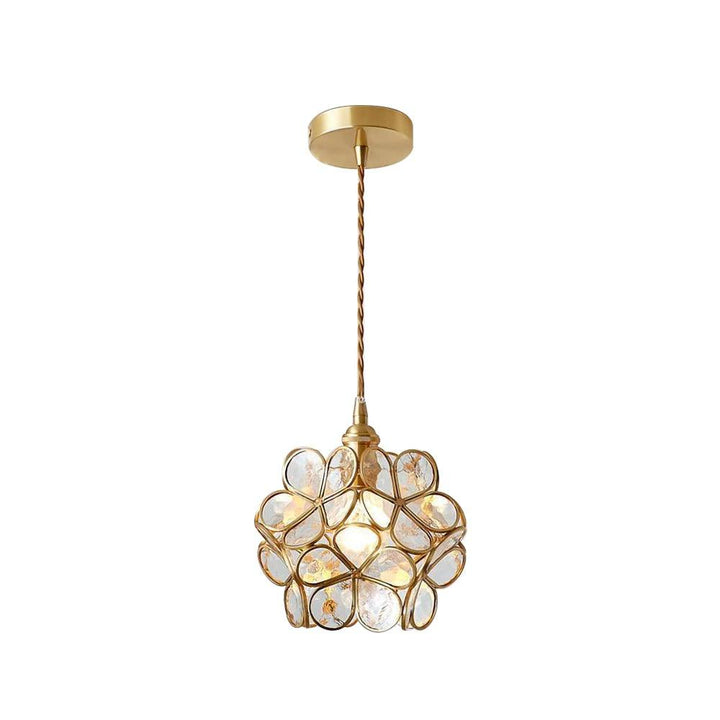Lustra Suspension en Verre en Forme de Pétale pour Cuisine - Neutralighting