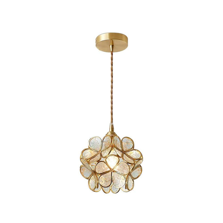 Lustra Suspension en Verre en Forme de Pétale pour Cuisine - Neutralighting