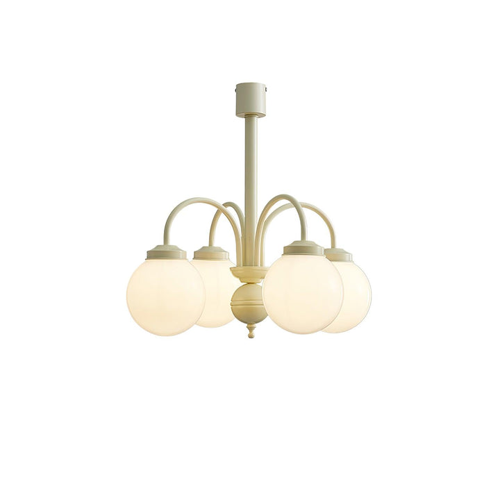 Lustra Chandelier Sphères en Verre Crème - Neutralighting