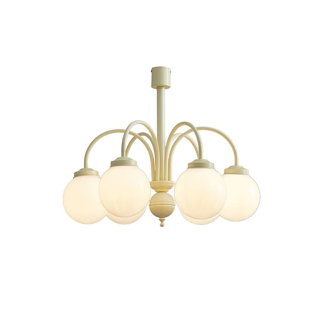 Lustra Chandelier Sphères en Verre Crème - Neutralighting