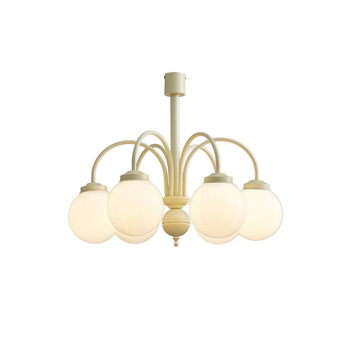 Lustra Chandelier Sphères en Verre Crème - Neutralighting