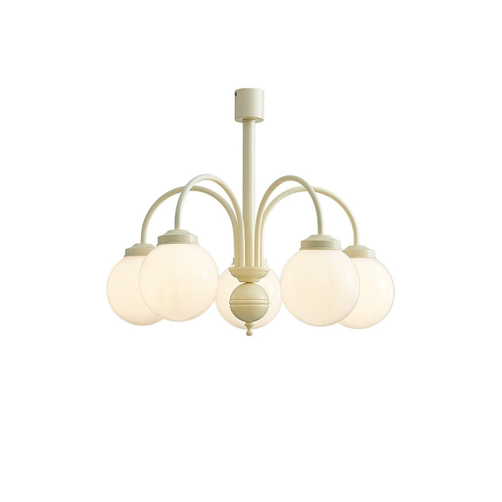 Lustra Chandelier Sphères en Verre Crème - Neutralighting