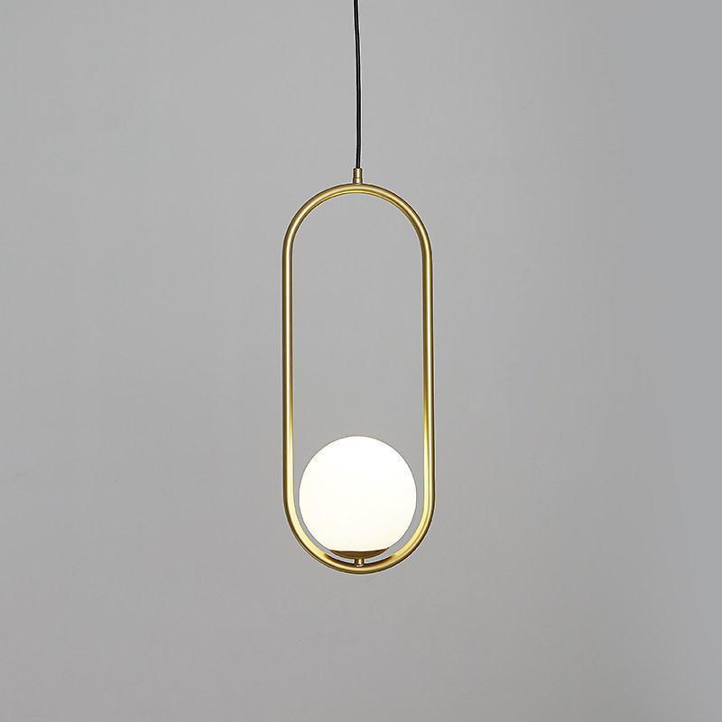 Ellipse Suspension Contemporaine en Laiton - Neutralighting