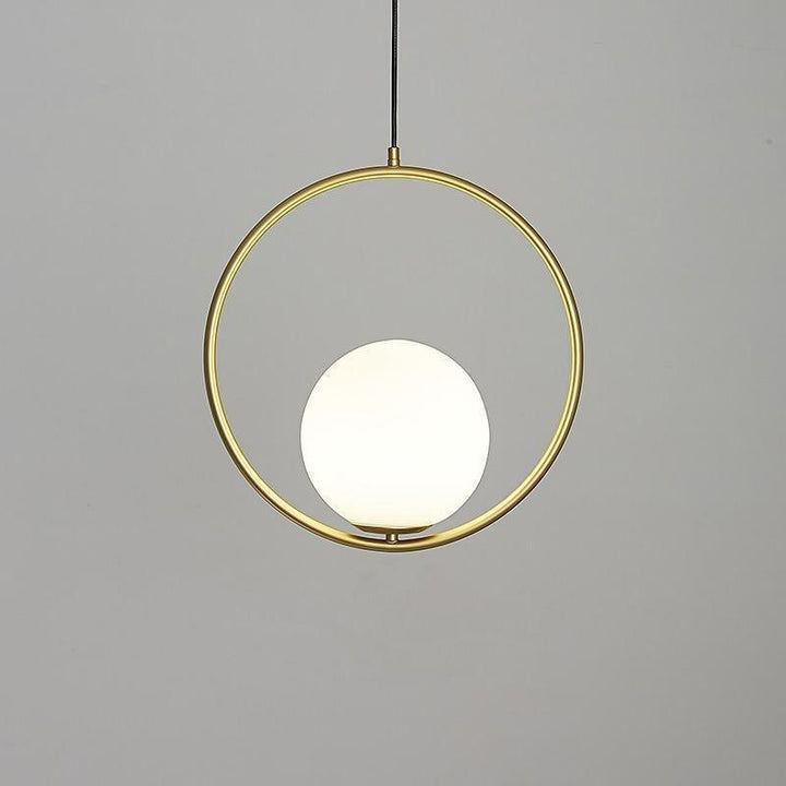 Ellipse Suspension Contemporaine en Laiton - Neutralighting
