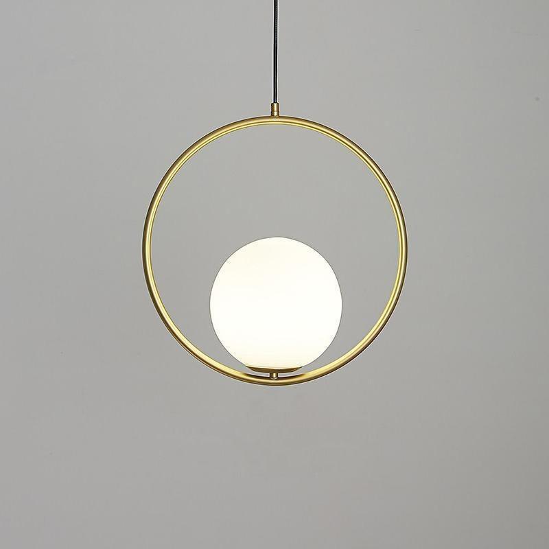 Ellipse Suspension Contemporaine en Laiton - Neutralighting