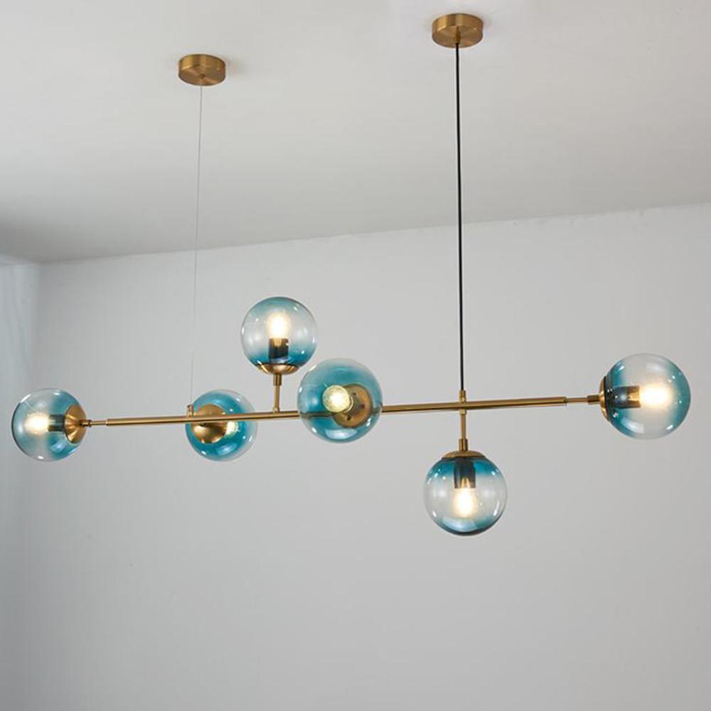 Lustra Suspension Orb Laiton Verre Pour Salon - Neutralighting