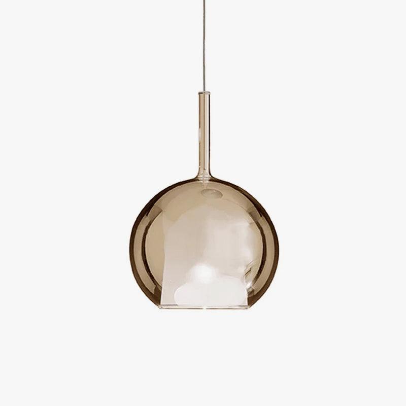 Lustra Suspension en Verre Fumé Rond - Neutralighting