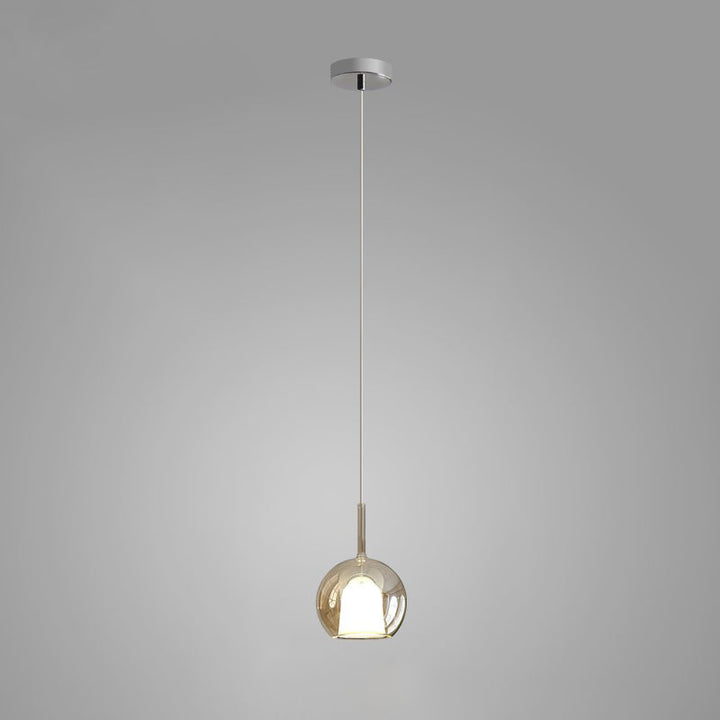 Lustra Suspension en Verre Fumé Rond - Neutralighting