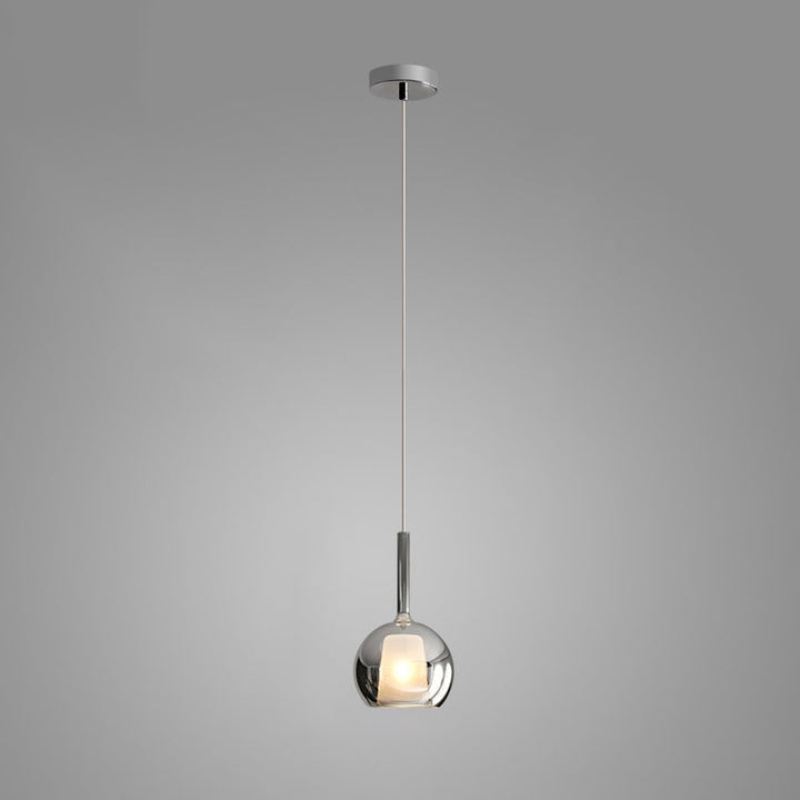 Lustra Suspension en Verre Fumé Rond - Neutralighting