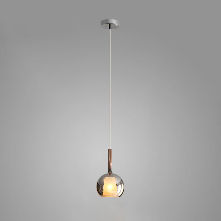 Lustra Suspension en Verre Fumé Rond - Neutralighting