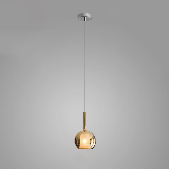 Lustra Suspension en Verre Fumé Rond - Neutralighting