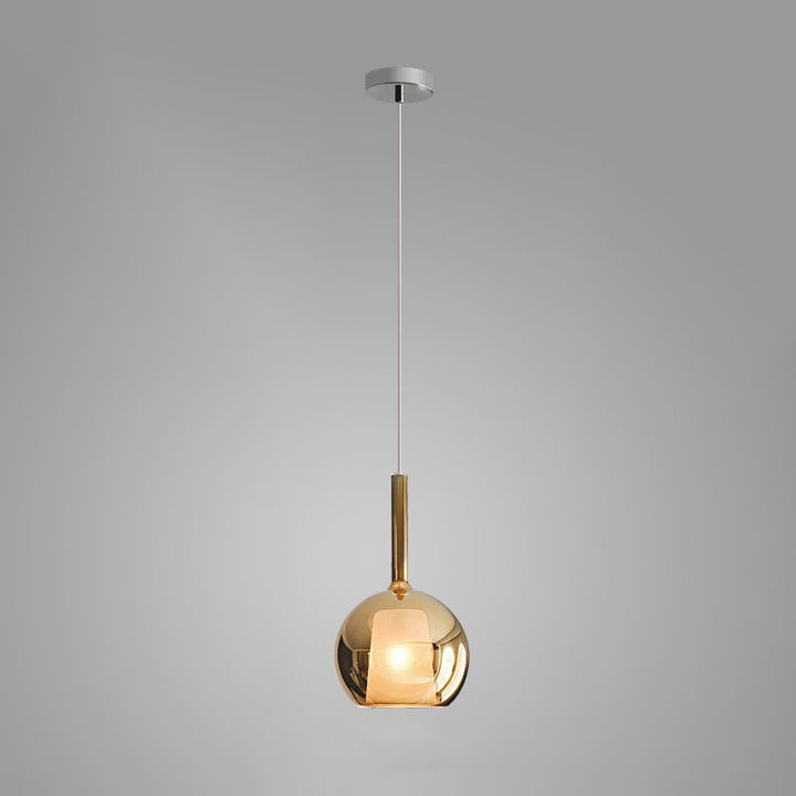 Lustra Suspension en Verre Fumé Rond - Neutralighting