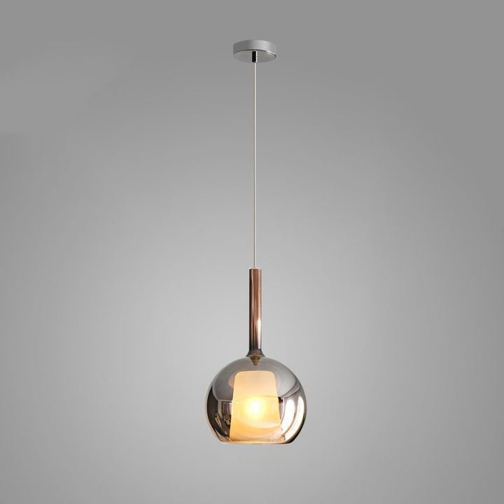 Lustra Suspension en Verre Fumé Rond - Neutralighting